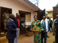Centrafrique : La première femme candidate à la présidentielle, dépose son dossier à l’ANE