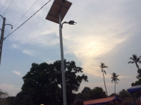 Centrafrique :  des poteaux solaires pour l’éclairage public de plus en plus vandalisés à Bangui