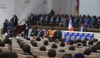 Cérémonie de signature de l'accord de paix, Palais de la Renaissance, 6 février 2019 à Bangui