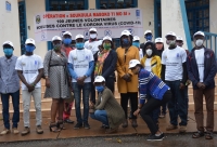 Centrafrique : une centaine des jeunes volontaires mobilisés dans la lutte contre la Covid 19