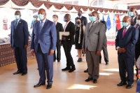 Centrafrique : Des centrafricains attendent la distribution des masques promis par le président de la République