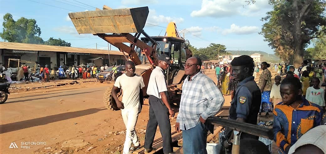 Centrafrique : Les travaux de réhabilitation de l’Avenue Idriss Deby évalués à 63% de réalisation