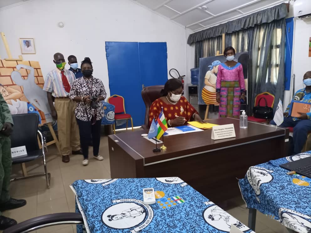 Centrafrique : L’UNFPA et les premières dames d’Afrique de l’ouest et centrale agissent pour éradiquer la fistule obstétricale en Afrique d’ici 2030