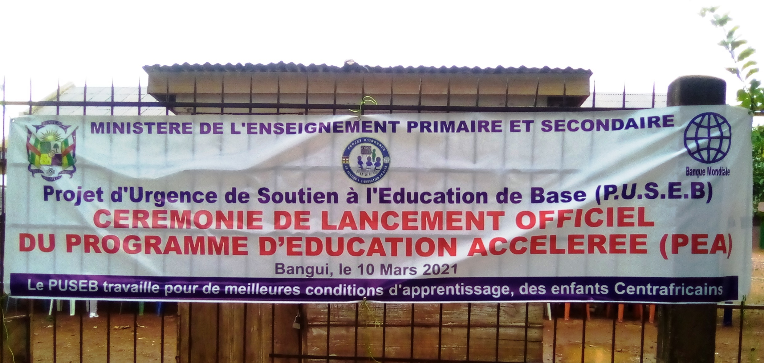 Centrafrique : La « remédiation », une des composantes du projet de la Banque mondiale pour renforcer le système éducatif