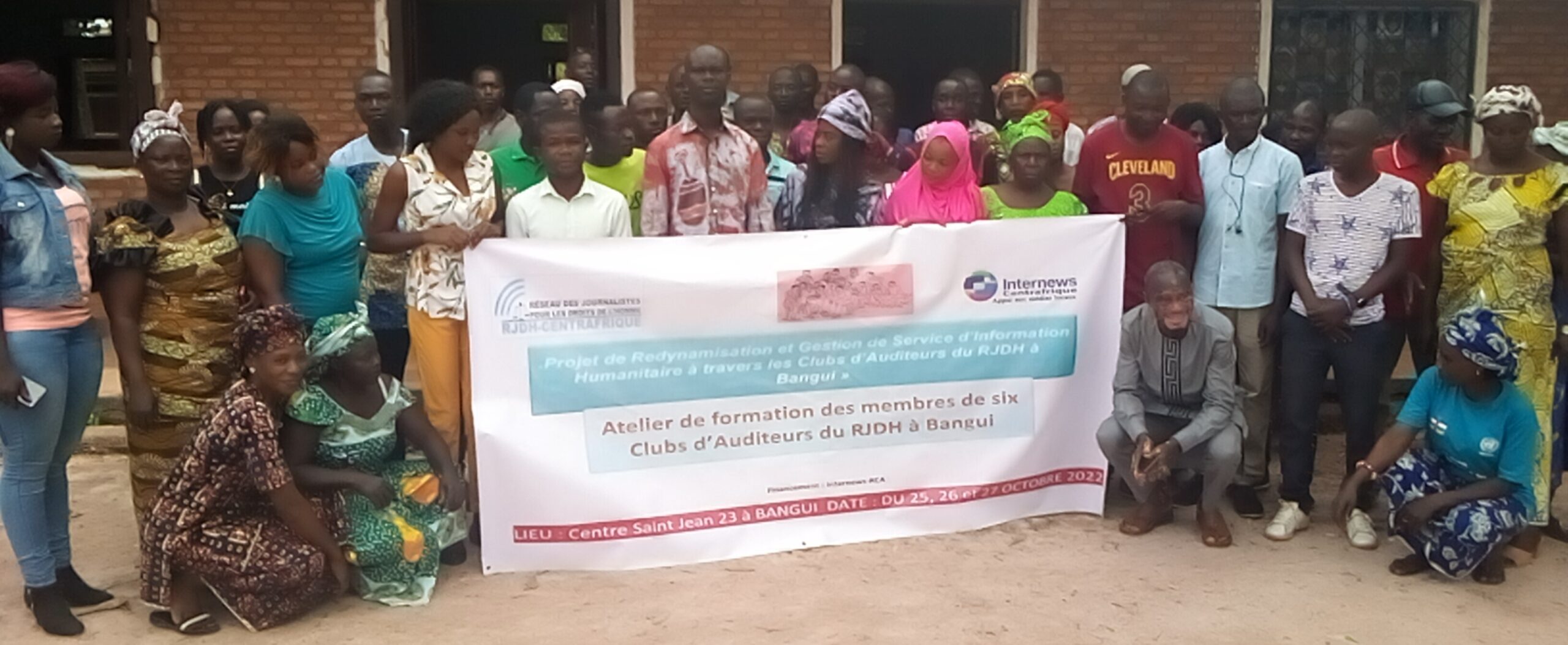 Centrafrique : le RJDH et Internews-RCA redynamisent les six Clubs d’Écoute de Bangui pour un engagement communautaire