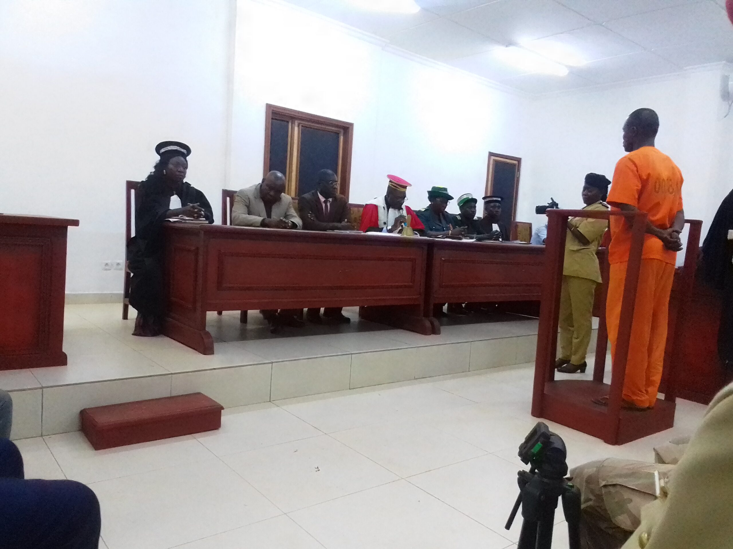 Centrafrique : Sept condamnations prononcées par la Cour martiale au cours de sa session criminelle de l’année 2023