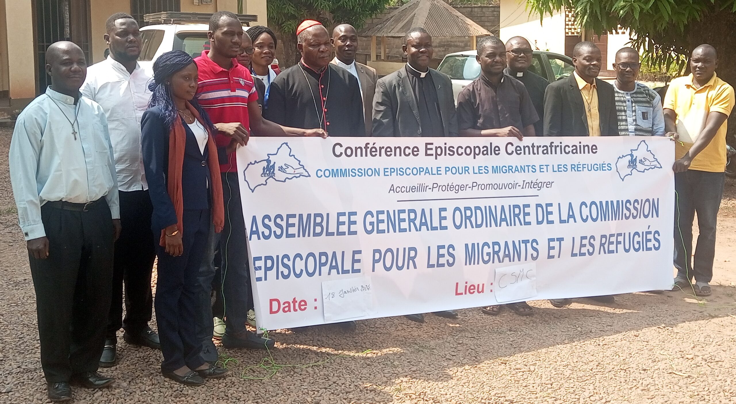 Centrafrique : CEMIR, un organe de l’Église catholique en charge des réfugiés et des migrants a présenté un bilan positif, de ses activités réalisées en 2023